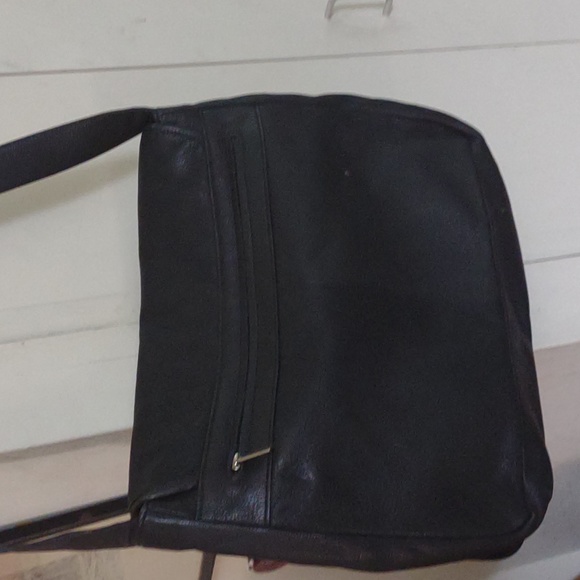 Men's Unisex leather messenger bag - Picture 7 of 7